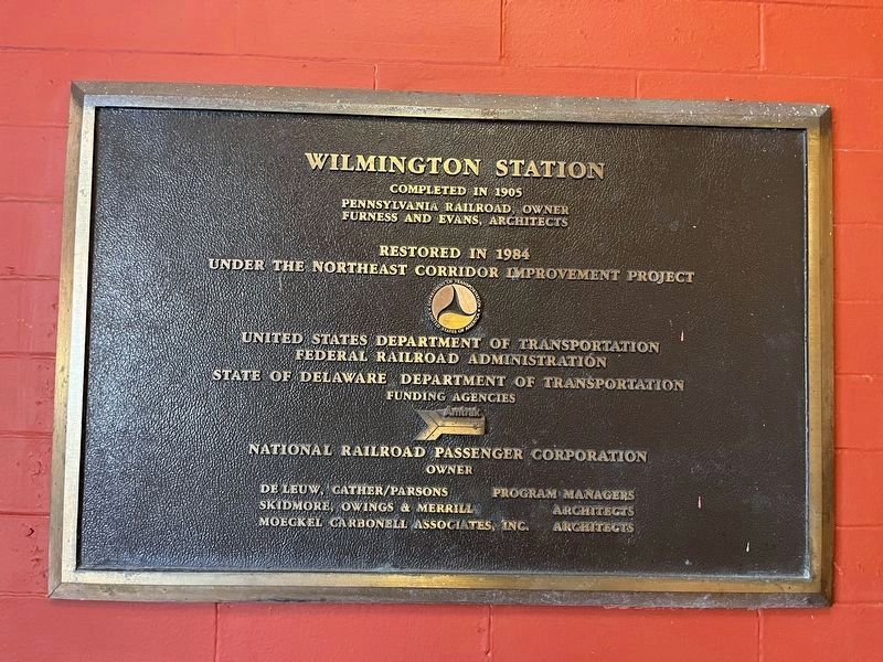 Wilmington Station Marker image. Click for full size.
