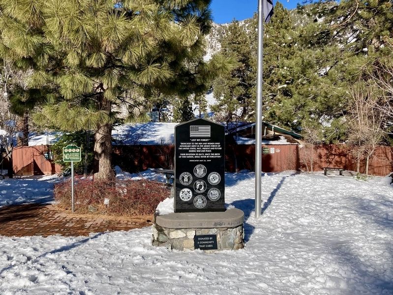 Lest We Forget Marker. Click for full size. Lest We Forget Marker image. Click for full size.