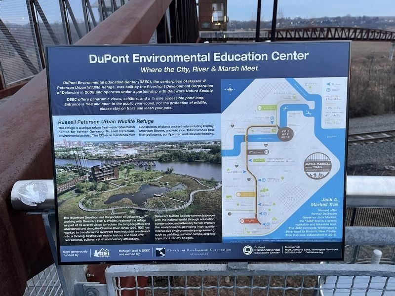 DuPont Environmental Education Center Marker image. Click for full size.