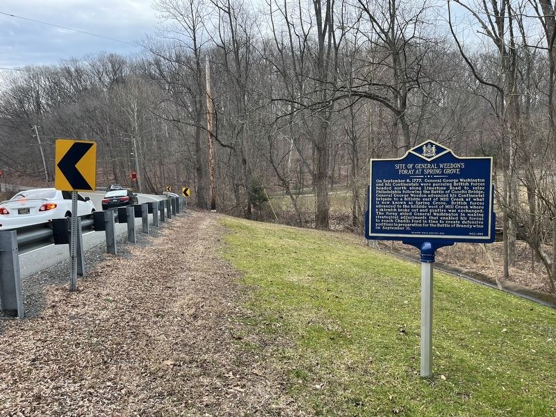 Site of General Weedon's Foray at Spring Grove Marker image. Click for full size.
