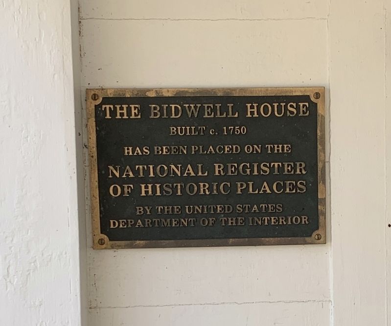 The Bidwell House Marker image. Click for full size.