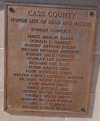 Honor List of Dead and Missing Memorial image. Click for full size.