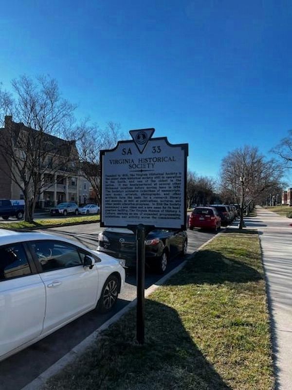 Virginia Historical Society Marker image. Click for full size.