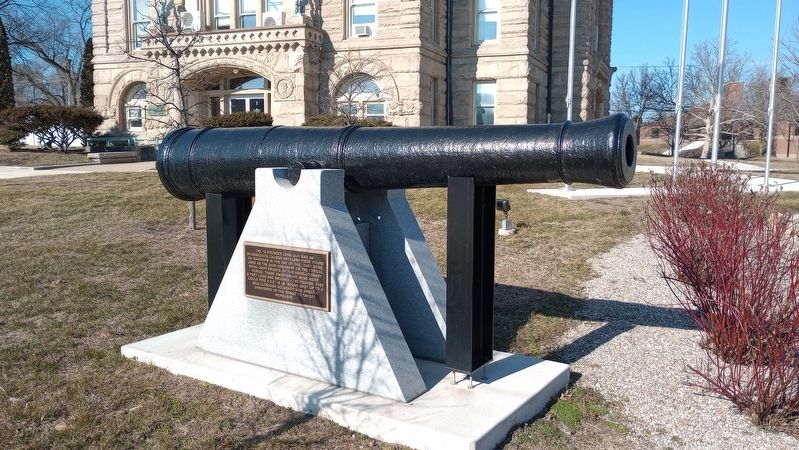 The 18 Pounder Long Gun Marker image. Click for full size.