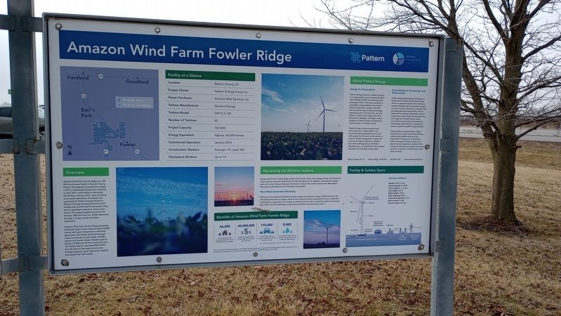 Benton County Wind Corridor Kiosk Marker. Click for full size. Benton County Wind Corridor Kiosk Marker image. Click for full size.