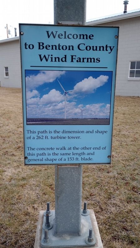 Benton County Wind Corridor Kiosk Marker image. Click for full size.