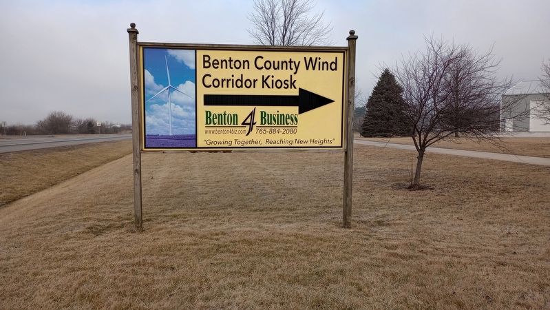Benton County Wind Corridor Kiosk Marker. Click for full size. Benton County Wind Corridor Kiosk Marker image. Click for full size.