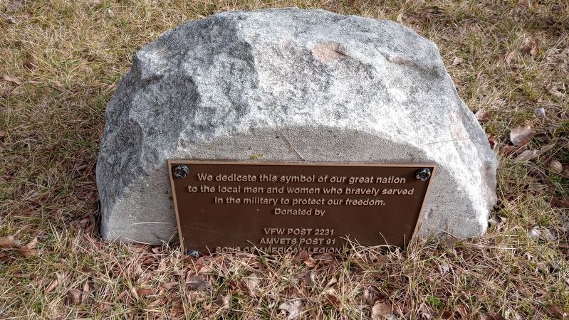 Tornado Park Veterans Memorial Marker. Click for full size. Tornado Park Veterans Memorial Marker image. Click for full size.