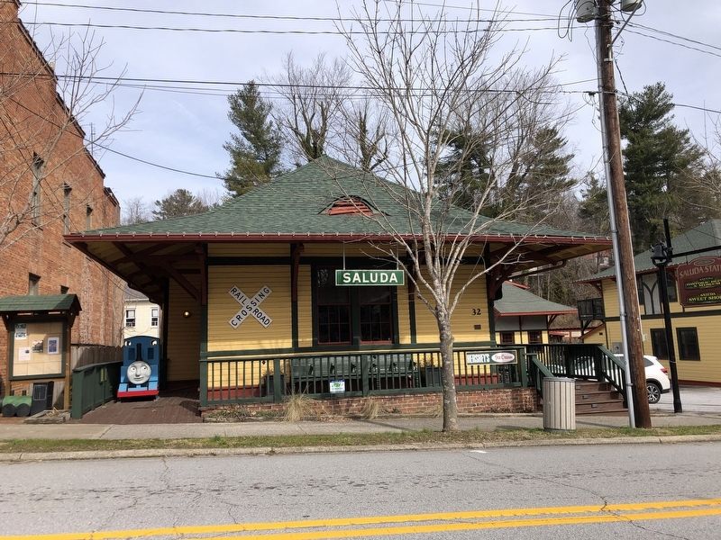 (Former) Saluda Depot Marker image. Click for full size.