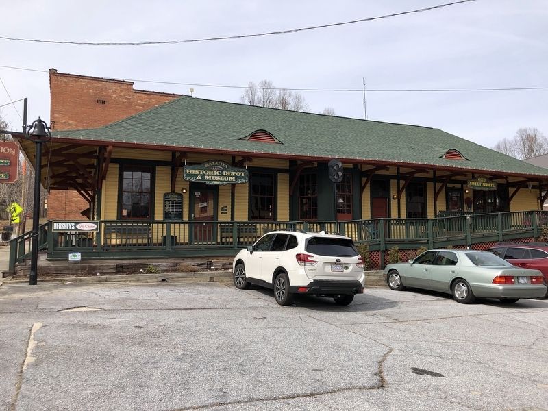 Former Saluda Depot image. Click for full size.