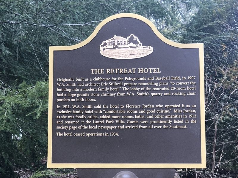 The Retreat Hotel Marker image. Click for full size.