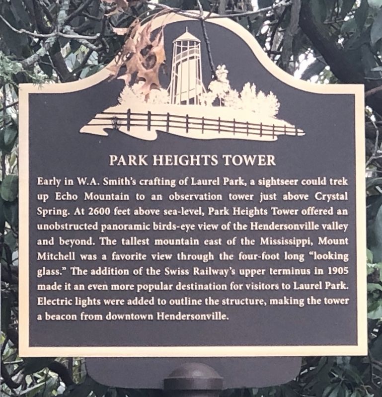 Park Heights Tower Marker image. Click for full size.