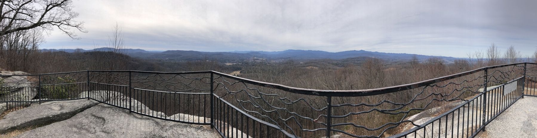 Panoramic View from Jump Off Rock image. Click for full size.