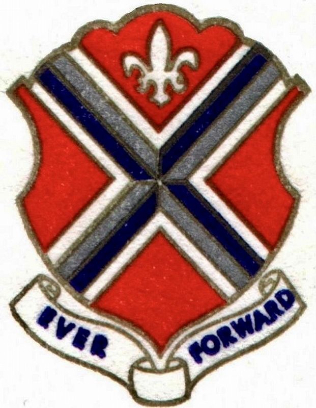 116th Infantry Regiment Ever Forward The Bedford Boys Emblem image. Click for full size.