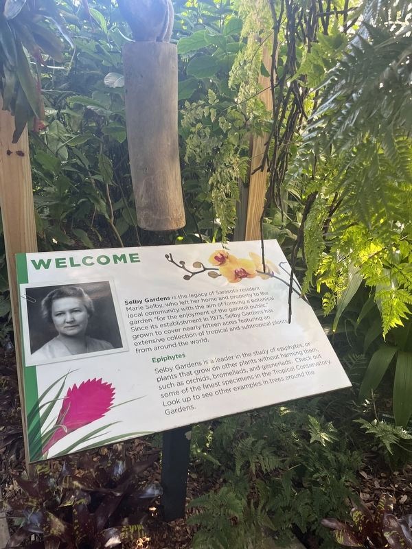 Selby Gardens Marker image. Click for full size.