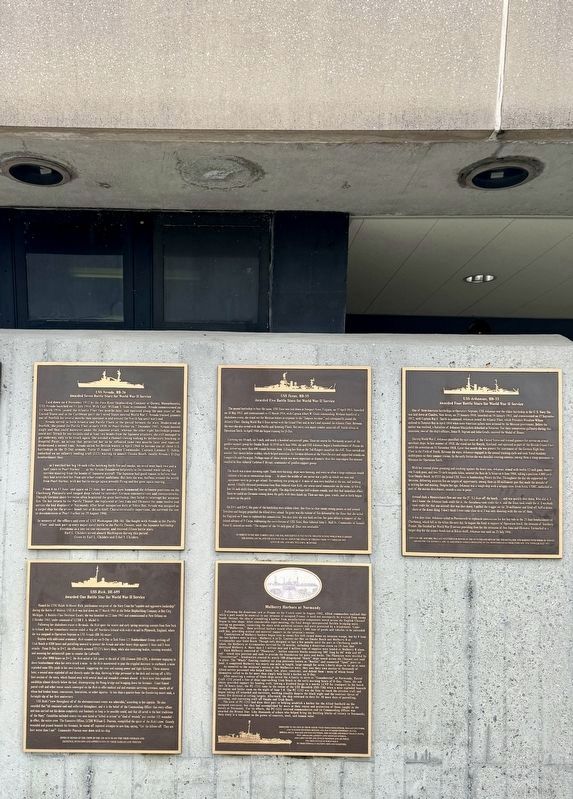USS Arkansas, BB-33 Marker (top right). Click for full size. USS Arkansas, BB-33 Marker (top right) image. Click for full size.