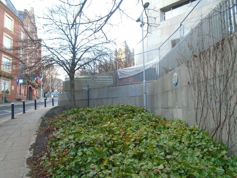 Site of St Olave's Church / L�thair Eaglais Amhlaoibh Marker image. Click for full size.