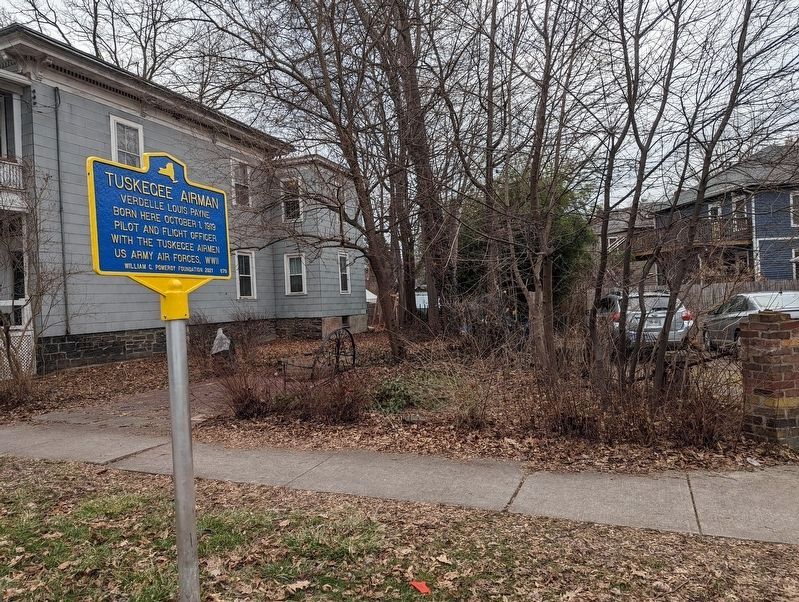Tuskegee Airman Marker area location image. Click for full size.