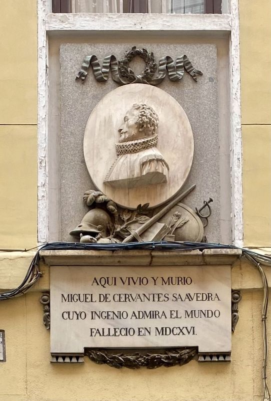 Miguel de Cervantes Marker image. Click for full size.