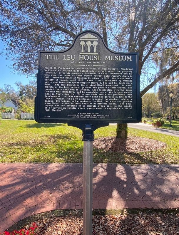 The Leu House Museum Marker image. Click for full size.