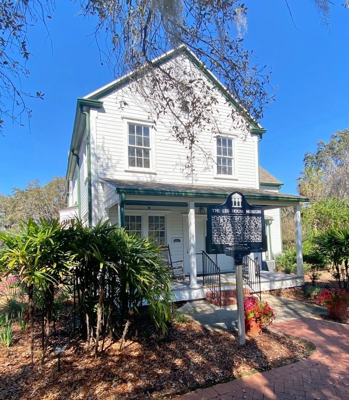 The Leu House Museum Marker image. Click for full size.