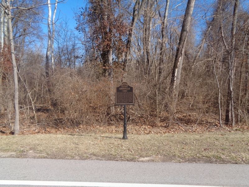 Historic Orrville Marker image. Click for full size.