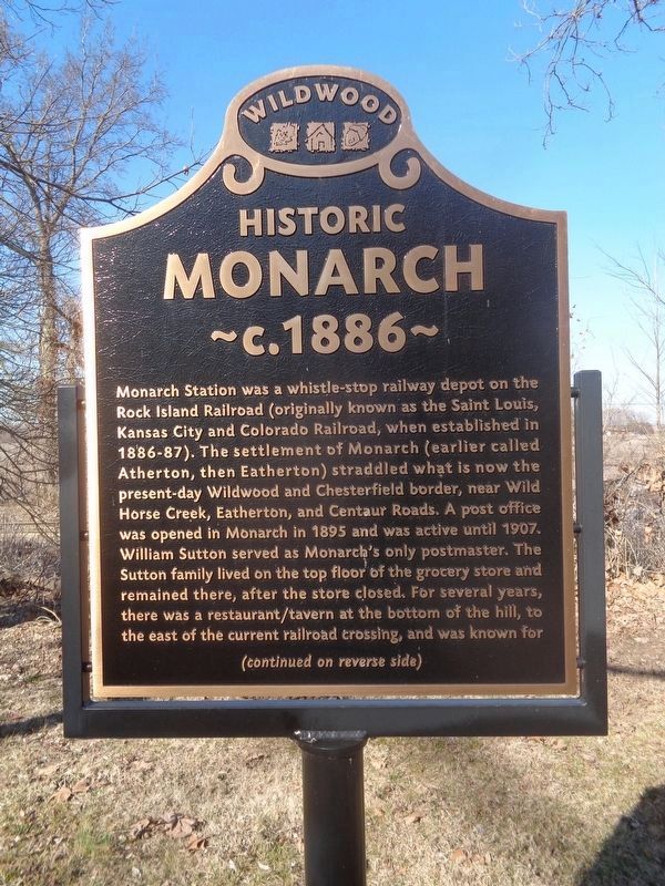 Historic Monarch Marker image. Click for full size.