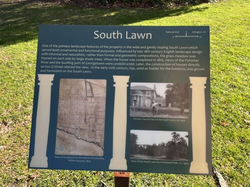 South Lawn Marker image. Click for full size.