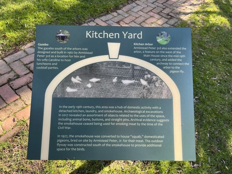 Kitchen Yard Marker. Click for full size. Kitchen Yard Marker image. Click for full size.