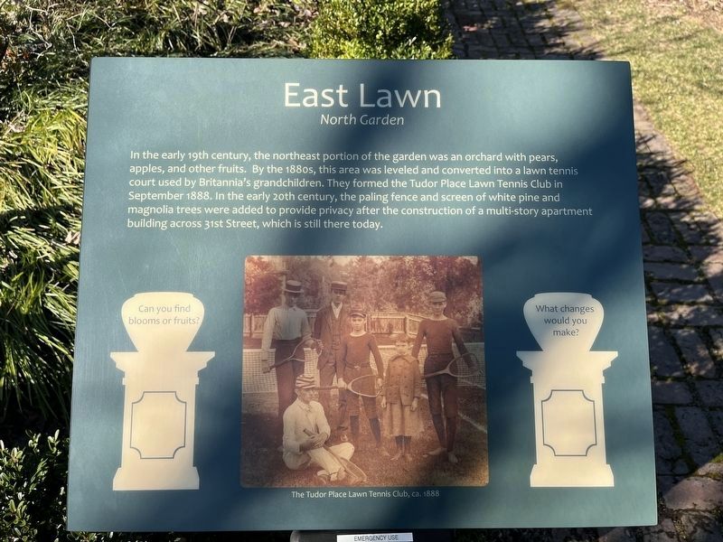 East Lawn Marker. Click for full size. East Lawn Marker image. Click for full size.