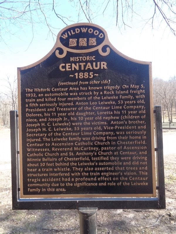 Historic Centaur Marker image. Click for full size.