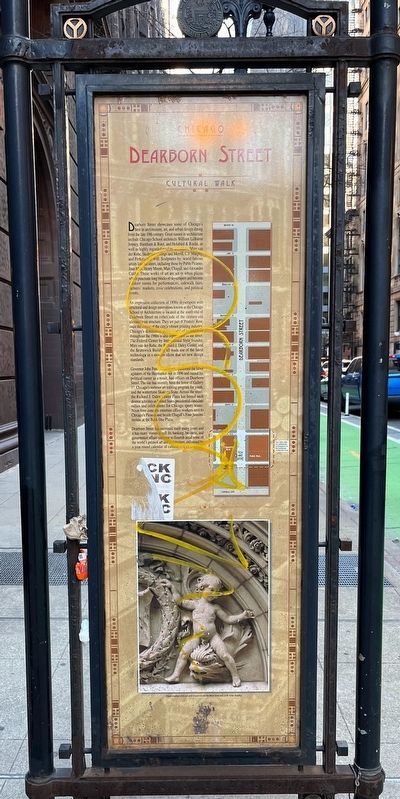 Dearborn Street Marker (side A) image. Click for full size.