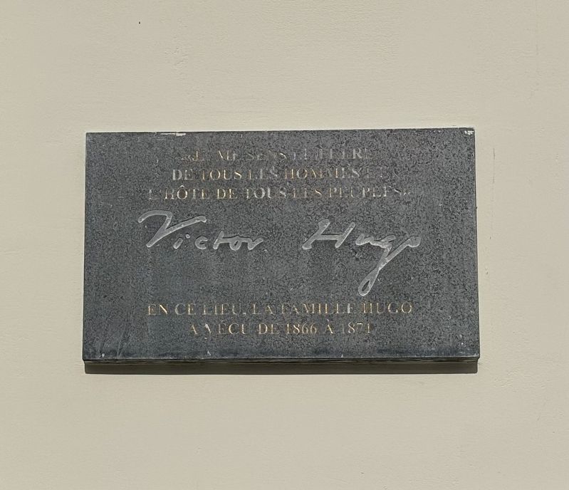 Victor Hugo Marker image. Click for full size.