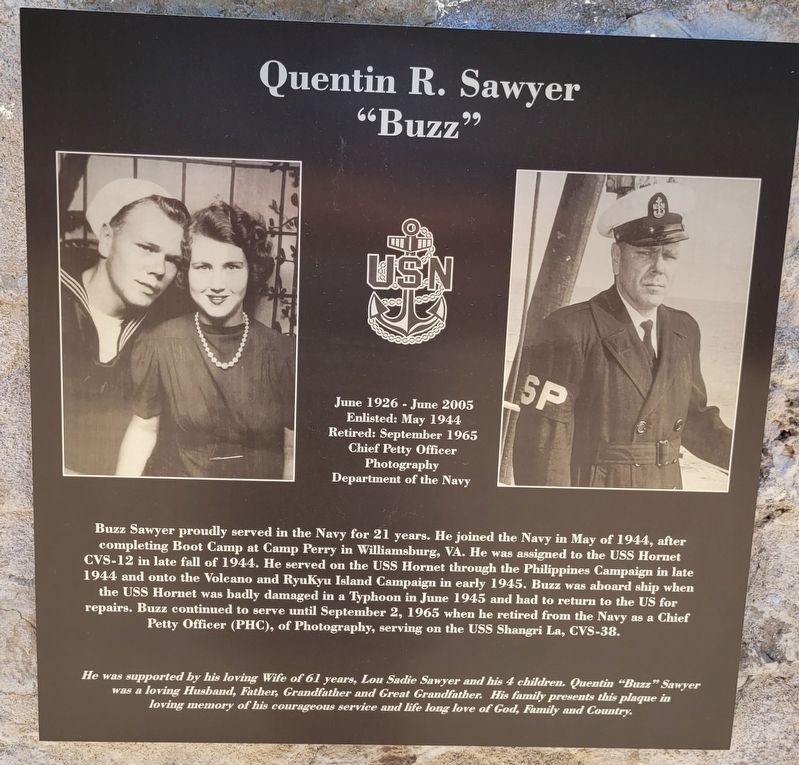 Quentin R. Sawyer Marker image. Click for full size.