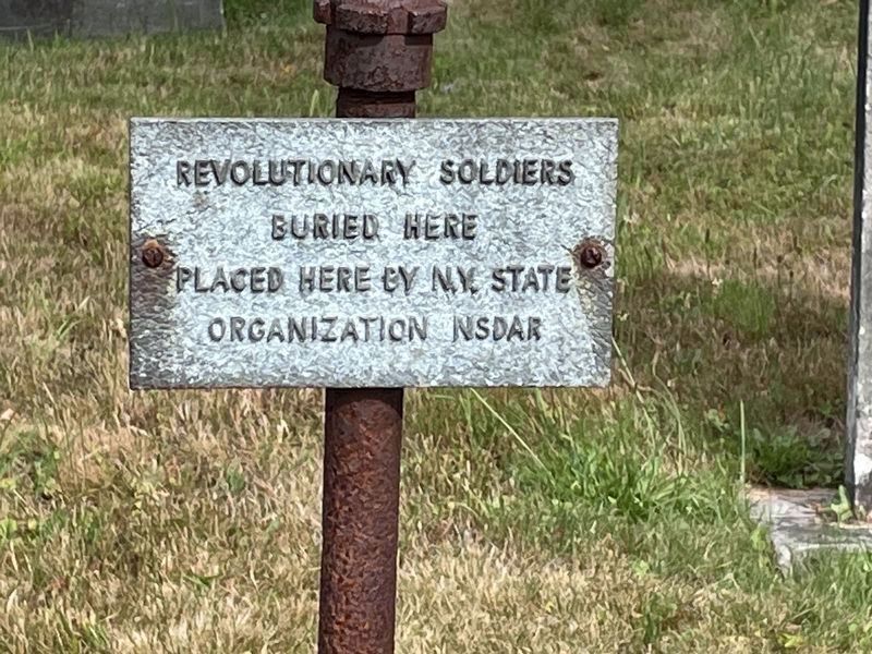 Plaque in the Cemetery. Click for full size. Plaque in the Cemetery image. Click for full size.