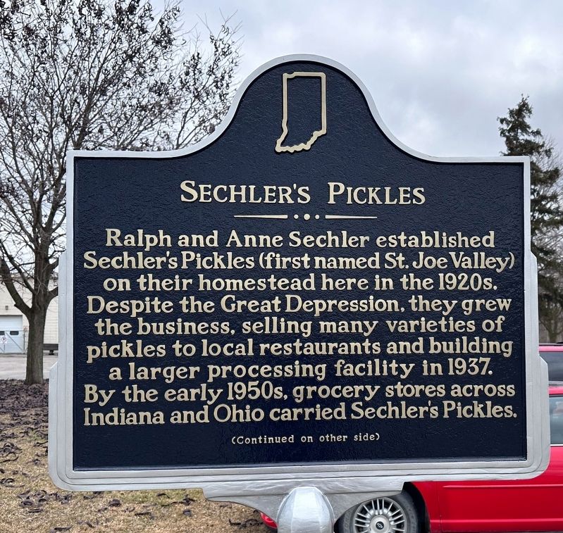 Sechler's Pickles Marker, Side One image. Click for full size.