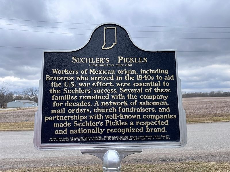 Sechler''s Pickles Marker, Side Two image. Click for full size.