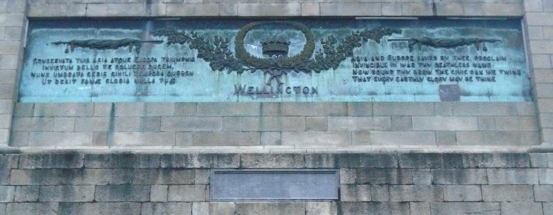 Wellington Monument Dedication. Click for full size. Wellington Monument Dedication image. Click for full size.
