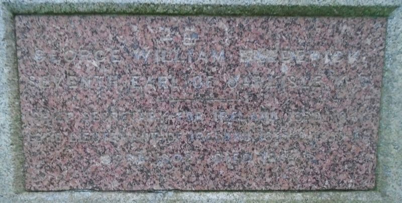 George Wm. Frederick, Seventh Earl of Carlisle Marker. Click for full size. George Wm. Frederick, Seventh Earl of Carlisle Marker image. Click for full size.