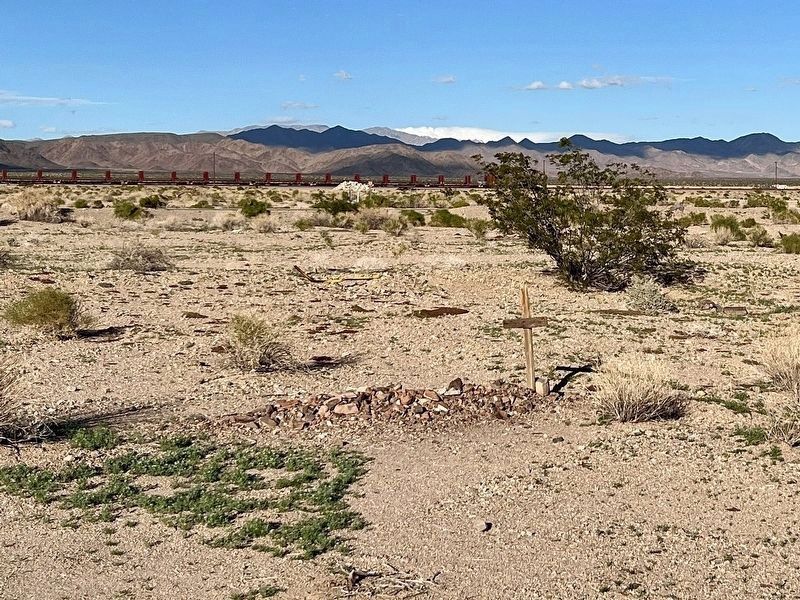 Unmarked Grave Related to the Crash. Click for full size. Unmarked Grave Related to the Crash image. Click for full size.