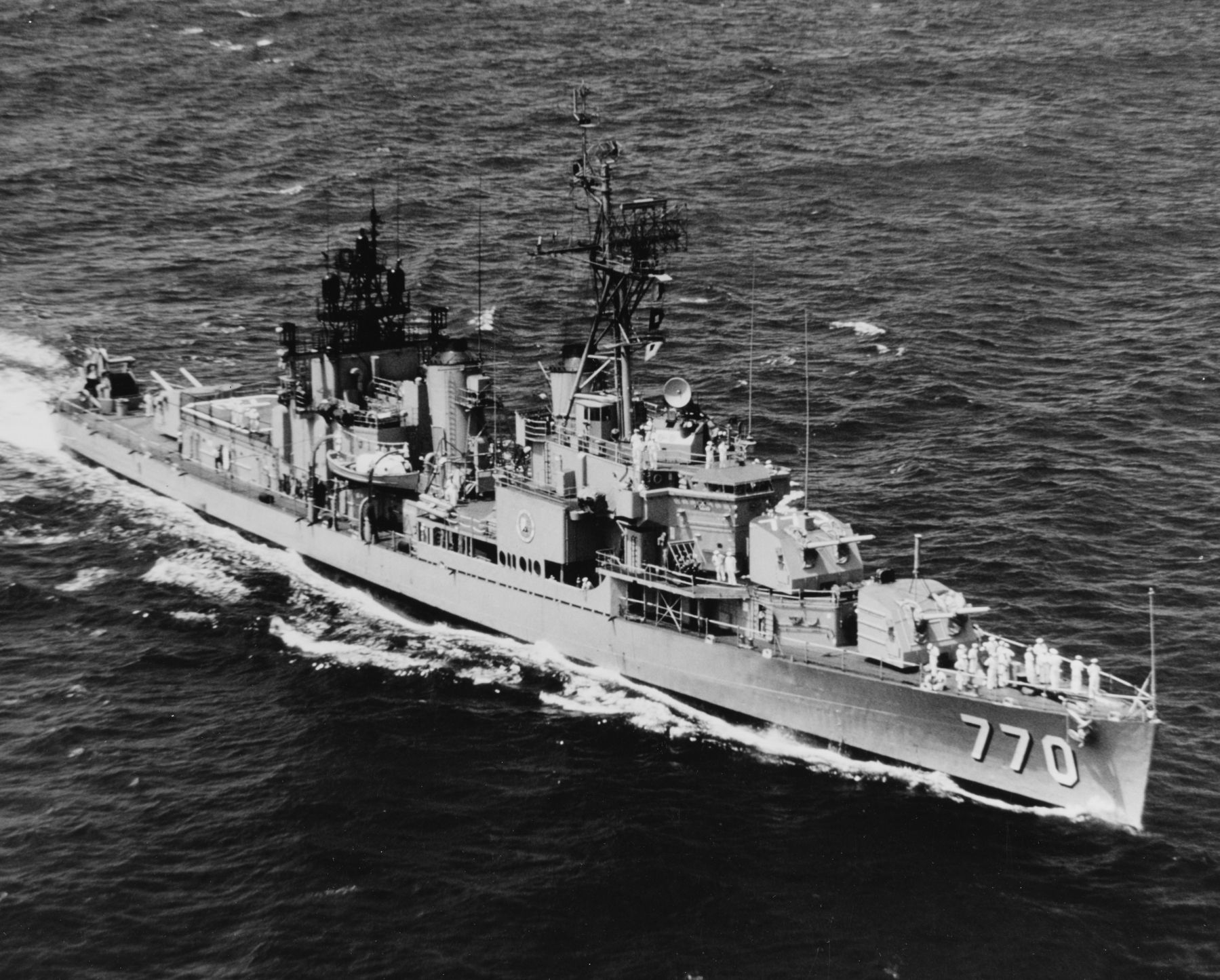 U.S.S. Lowry (DD770) Marker image. Click for full size.