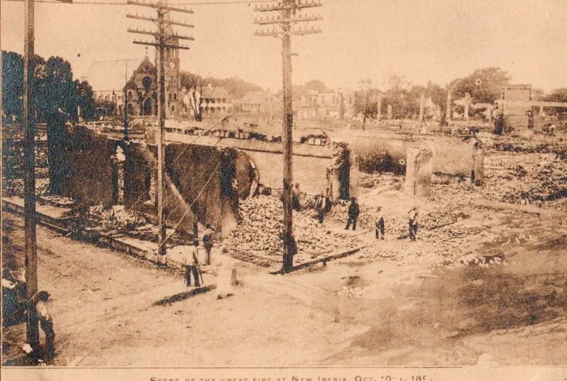 The Great Fire Marker. Click for full size. The Great Fire Marker image. Click for full size.