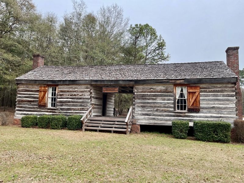Front of Crowell-Whitaker 1840 Log Cabin. Click for full size. Front of Crowell-Whitaker 1840 Log Cabin image. Click for full size.