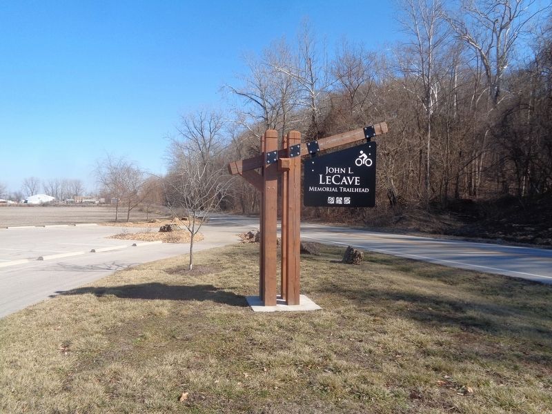 John L. LeCave Memorial Trailhead Marker image. Click for full size.