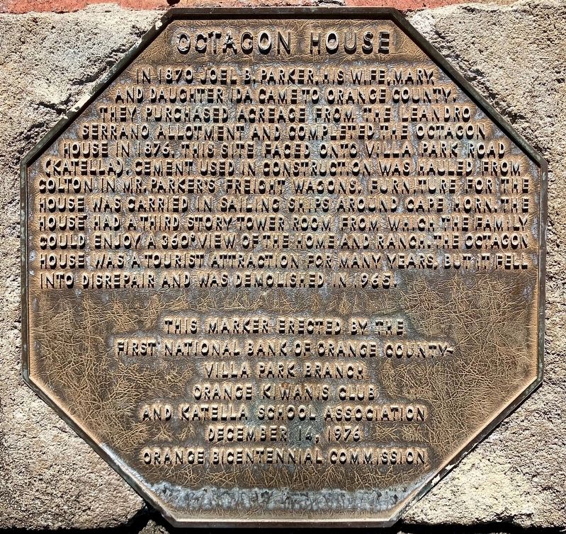 Octagon House Marker image. Click for full size.