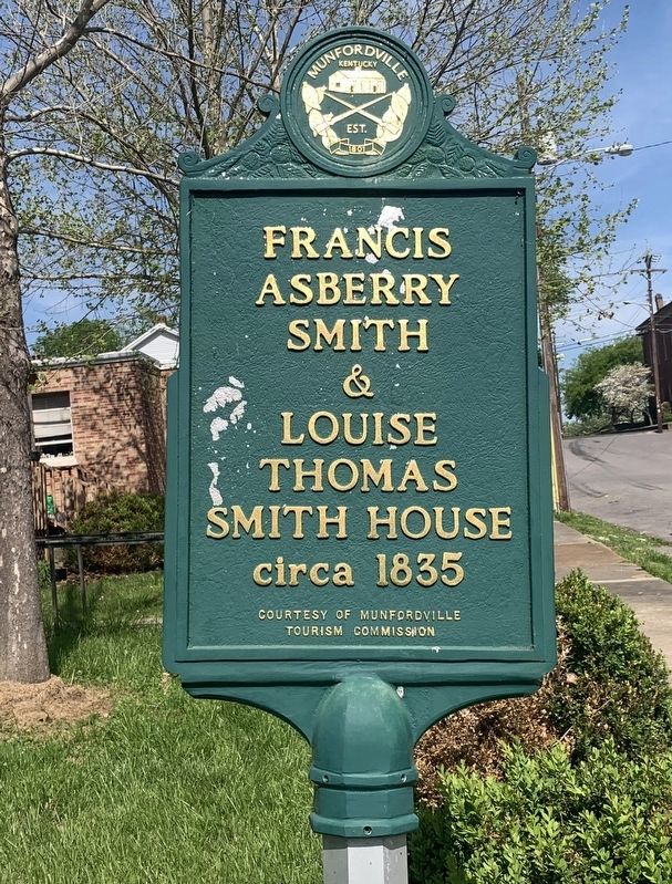 Francis Asberry Smith & Louise Thomas Smith House Marker image. Click for full size.