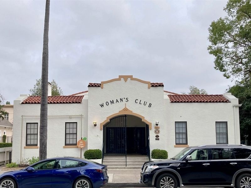 Womans Club of Orange - built 1924 image. Click for full size.