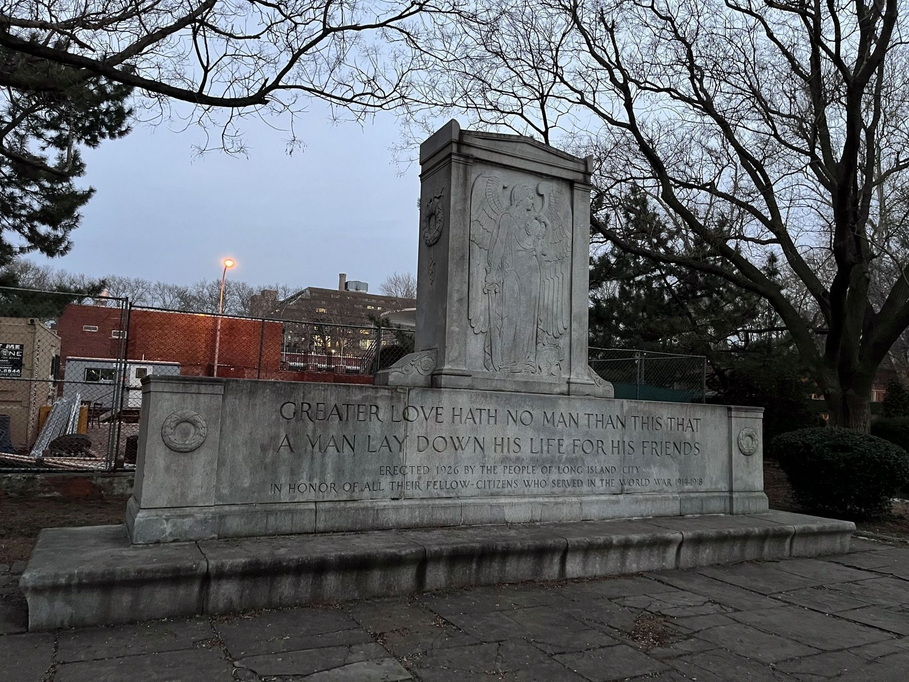 World War I Memorial image. Click for full size.