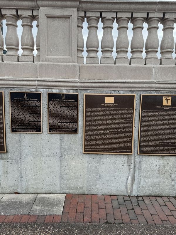 4th Special Service Brigade (Commandos) Marker (left center). Click for full size. 4th Special Service Brigade (Commandos) Marker (left center) image. Click for full size.