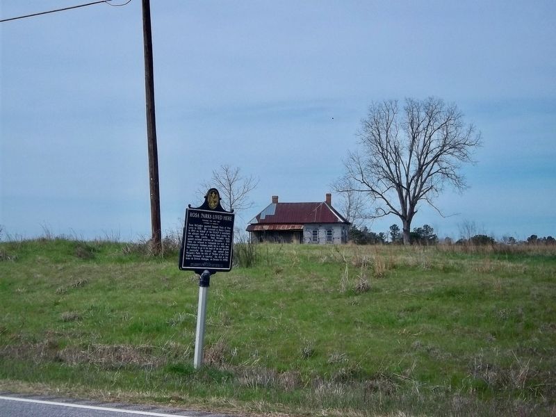 Rosa Parks Lived Here Marker. Click for full size. Rosa Parks Lived Here Marker image. Click for full size.